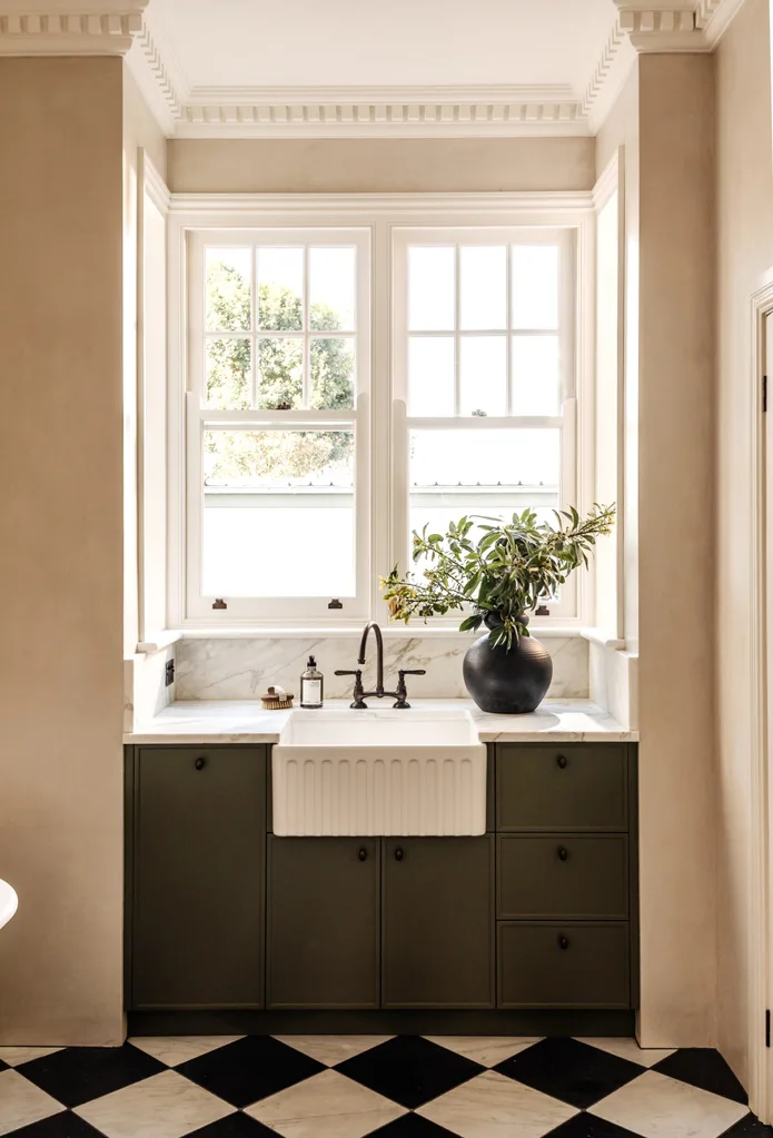 renovated terrace laundry