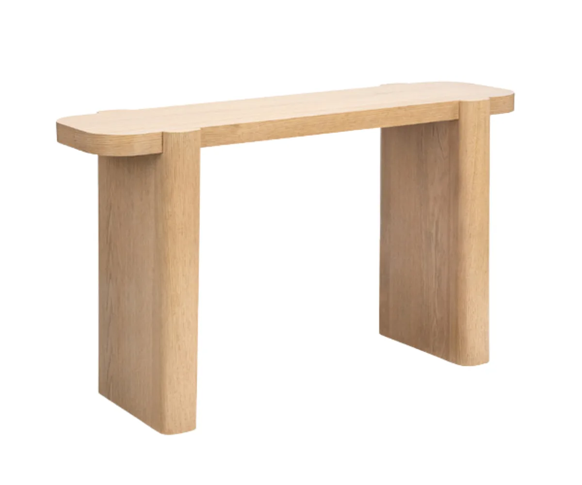 A timber console table from Temple & Webster