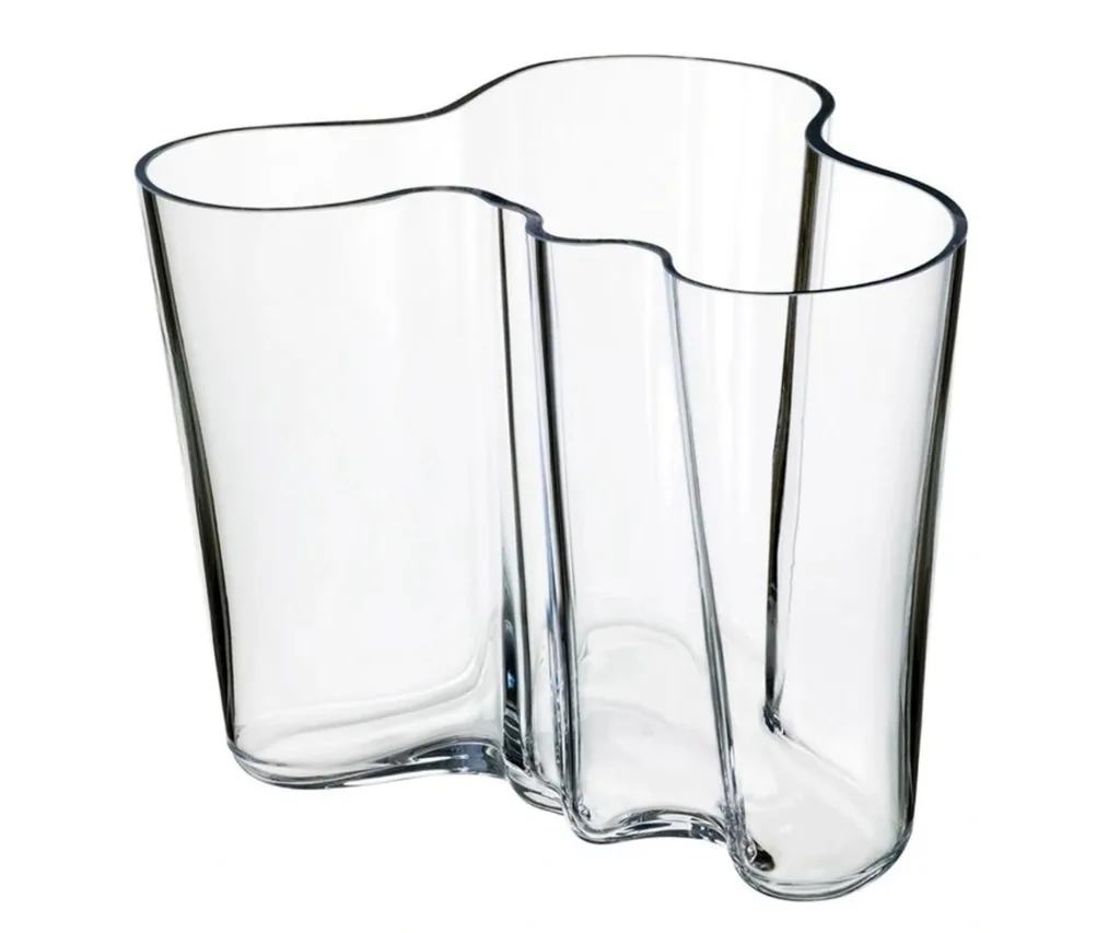 Iitala Alvar Alto 16cm glass vase
