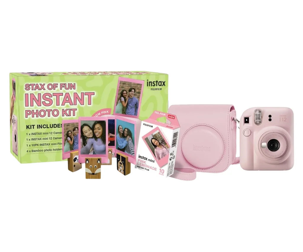 Instax Fujifilm STAX of Fun Instant Photo Kit, Blossom Pink