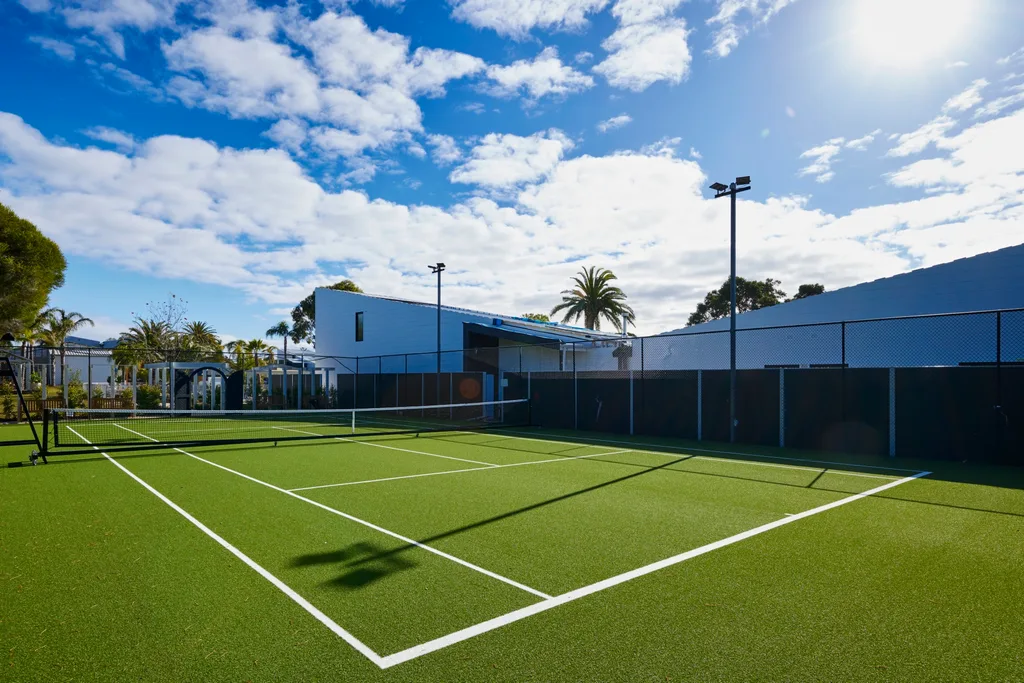 The Block Week 13 Clubhouses: Tennis court