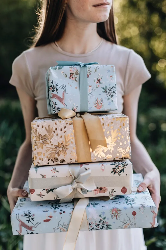 Wrapped Christmas presents