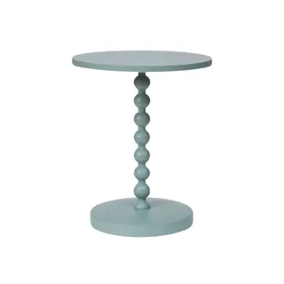 Bobbin side table, Mocka