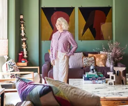 Step inside the colourful Potts Point home of the iconic Chrissie Jeffery