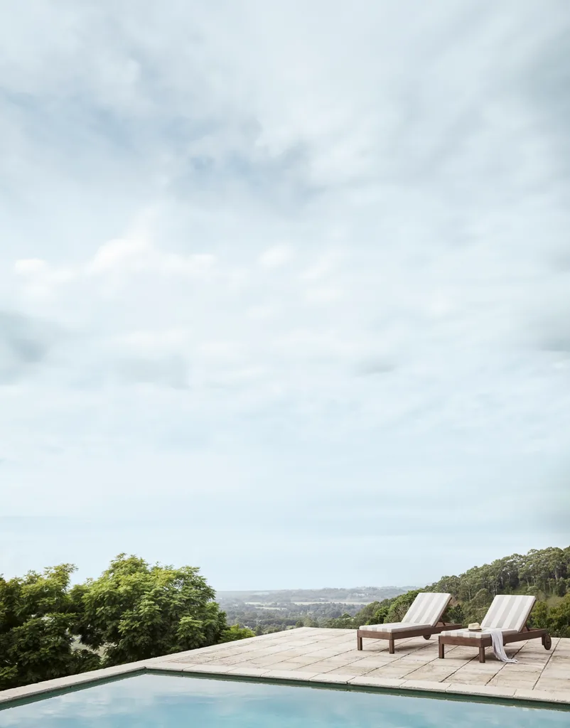 Hinterland home pool views