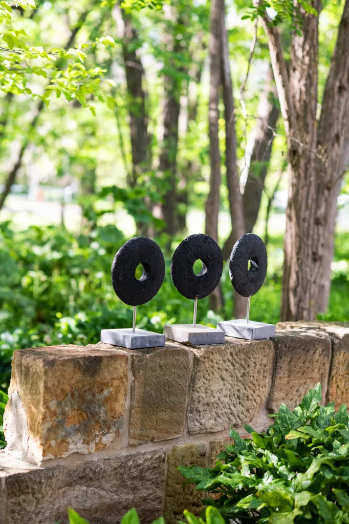 Michael Reid's garden feature