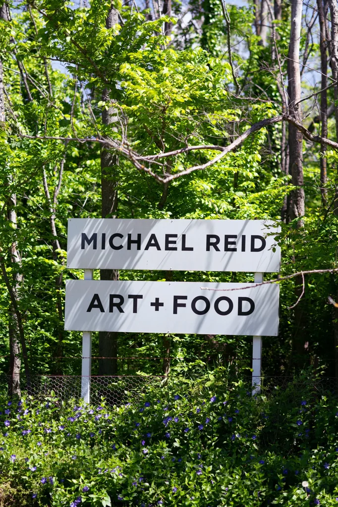 Michael Reid's garden sign