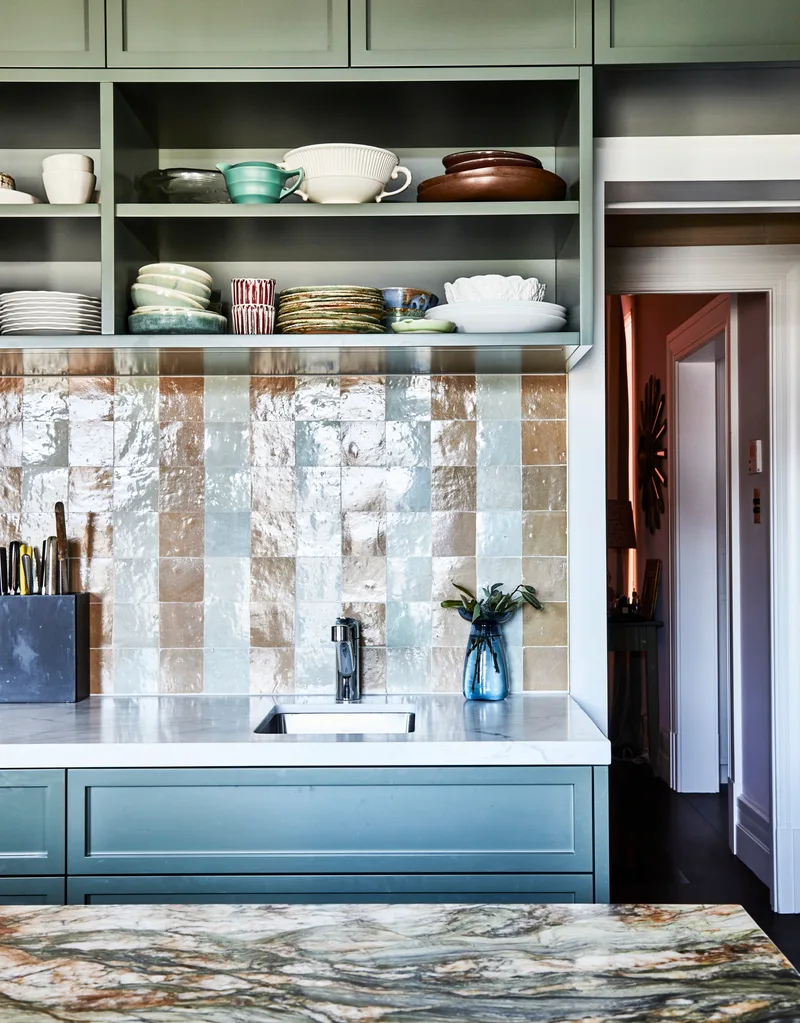 Cabinets in No Chintz's Chrissie Jeffery's home