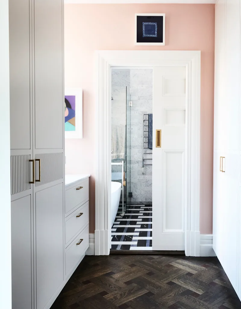 Door in No Chintz's Chrissie Jeffery's home