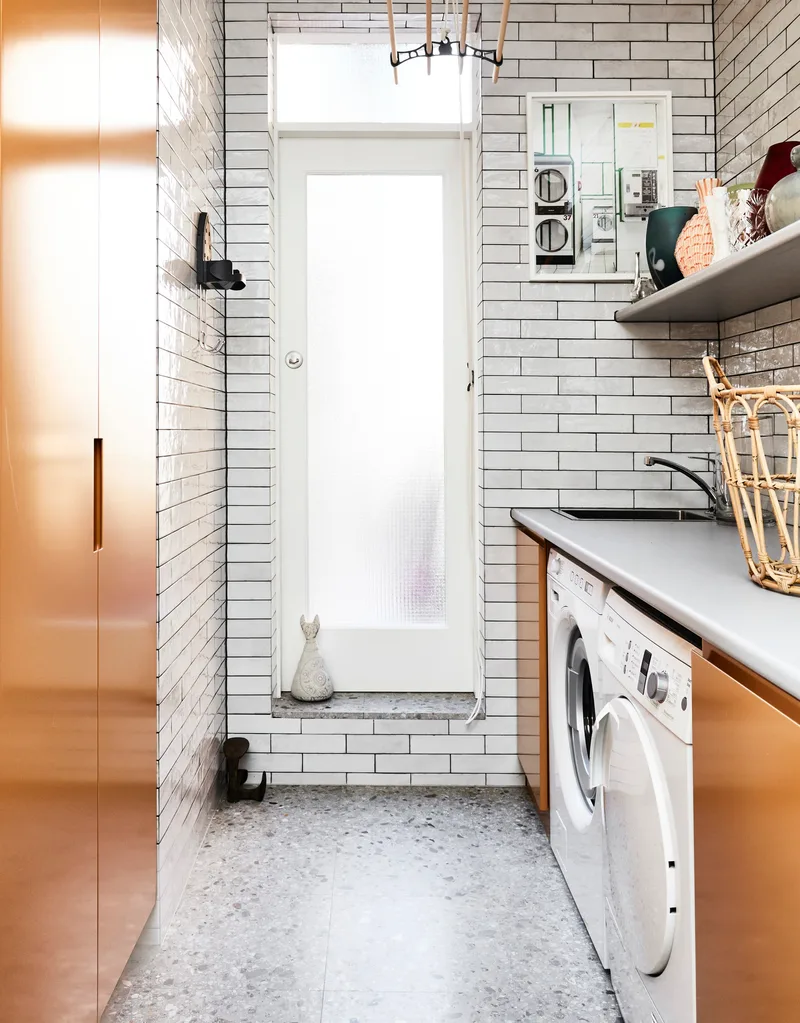 Laundry in No Chintz's Chrissie Jeffery's home