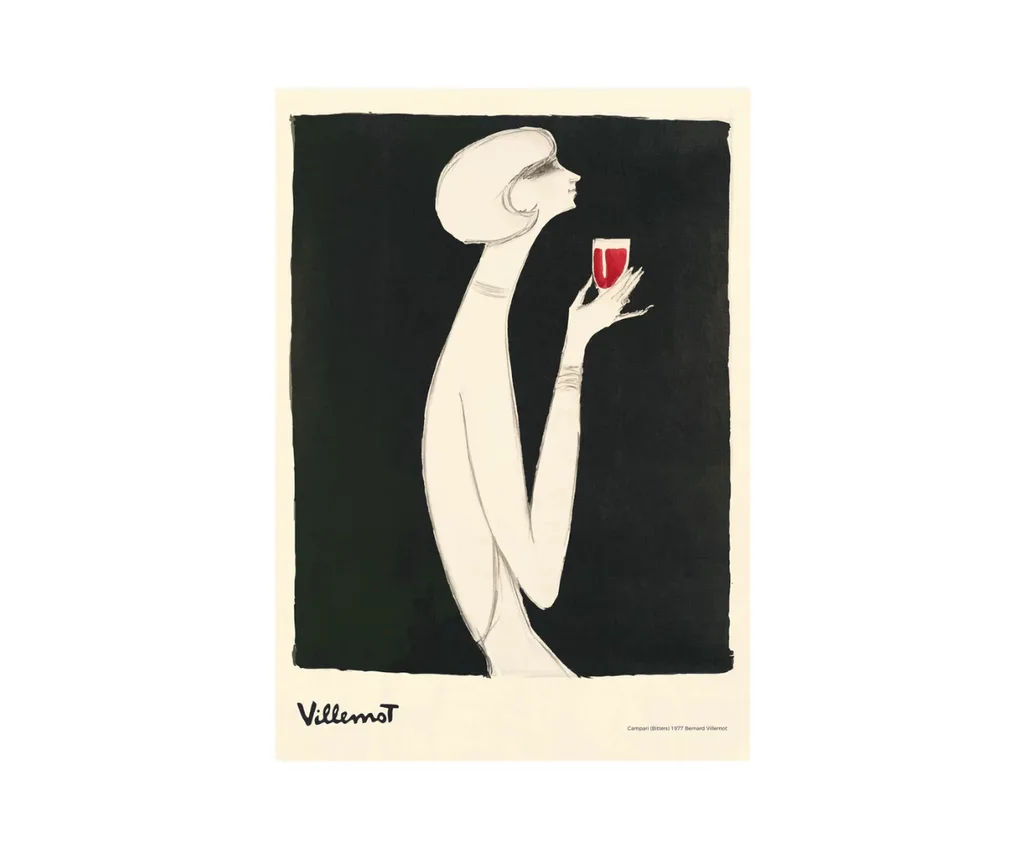 Rouge Campari by Bernard Villemot Art Print