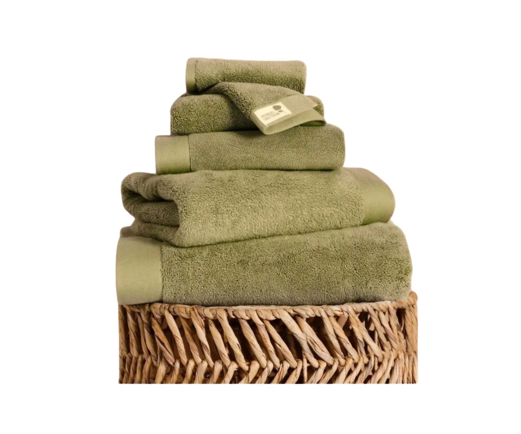 Shrub green towel set