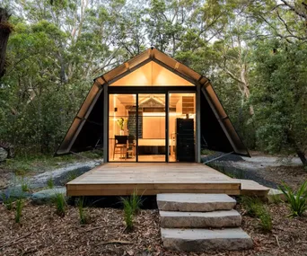 Tiny home in the Australian bush