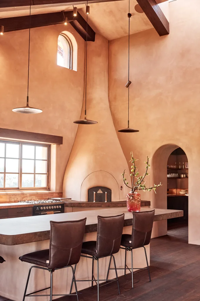 Kitchen in a Bangalow farmhouse homestead
