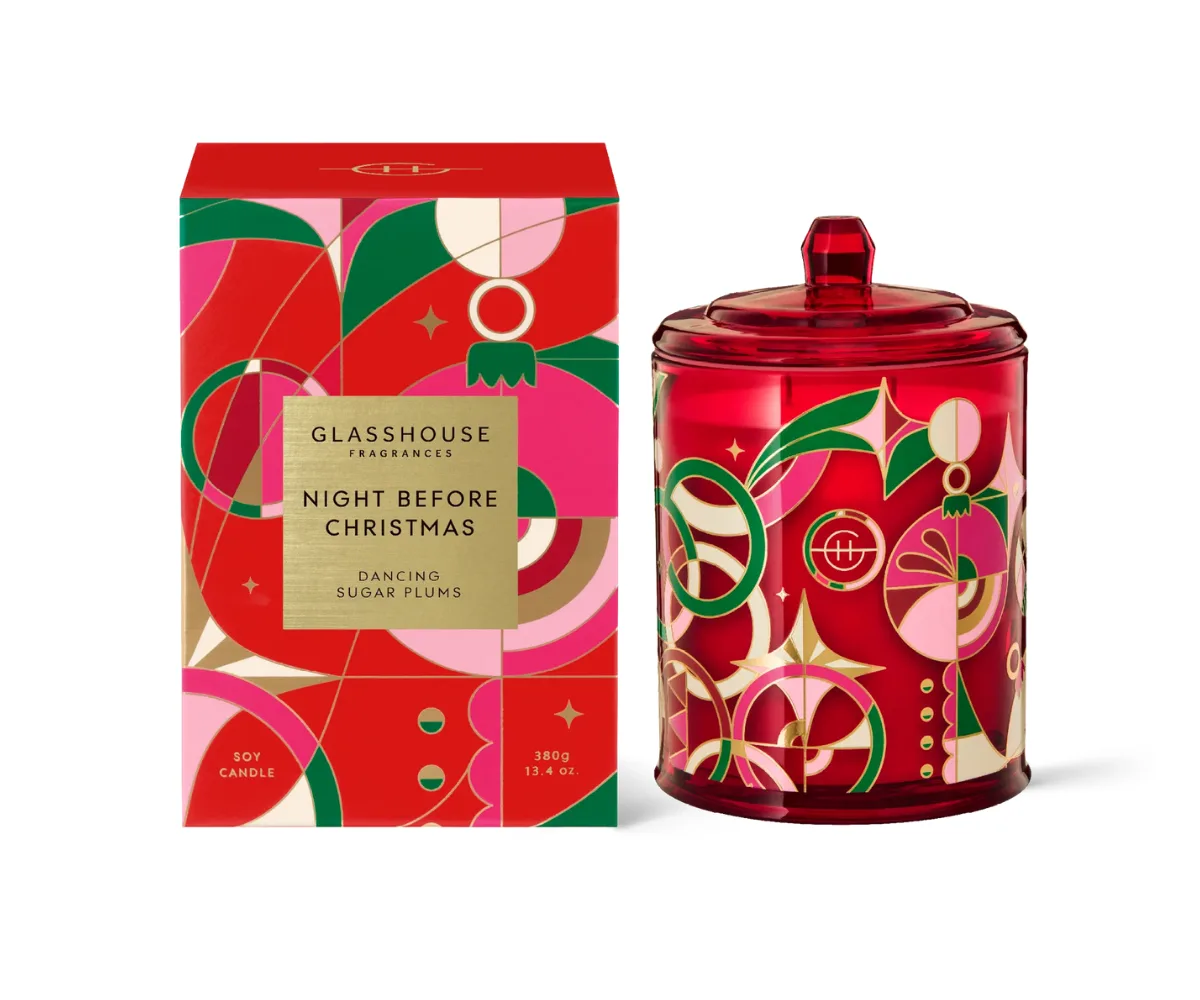 A Christmas candle from Glasshouse