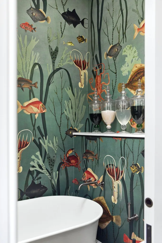 London terrace under the sea wallpaper