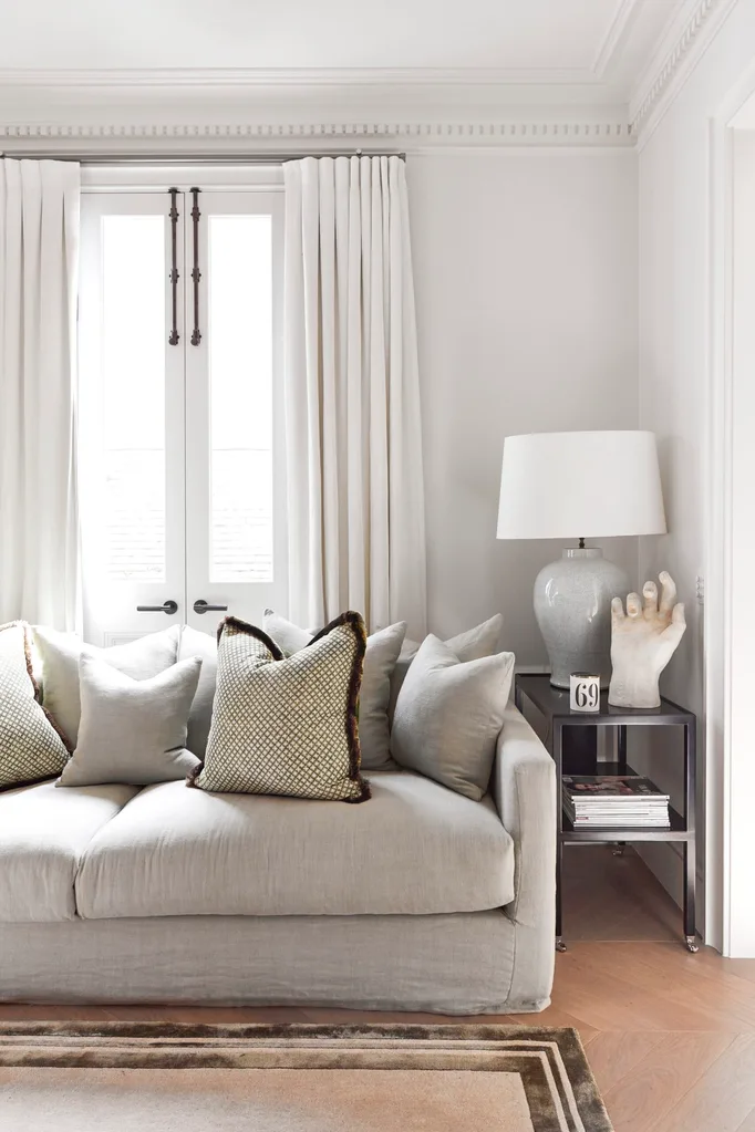 London terrace grey couch