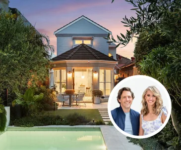 The backyard of Charlie Albone and Juliet Love's Maroubra property