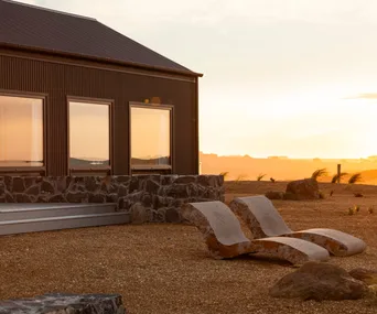 Sunset on a country coastal property in Victoria, Australia.