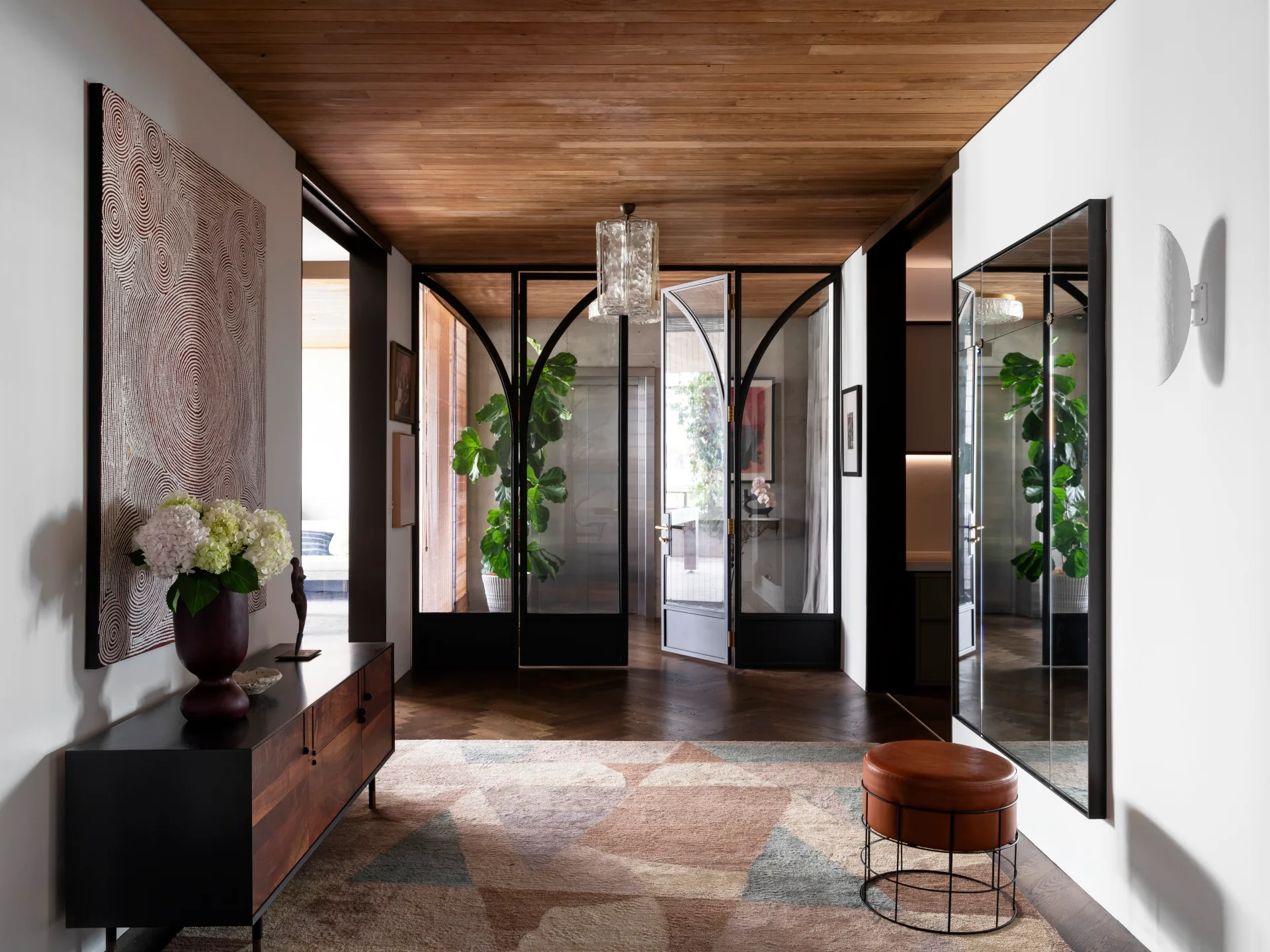 Penthouse apartment Brisbane arch doors