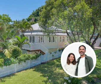 White Queenslander in lush setting