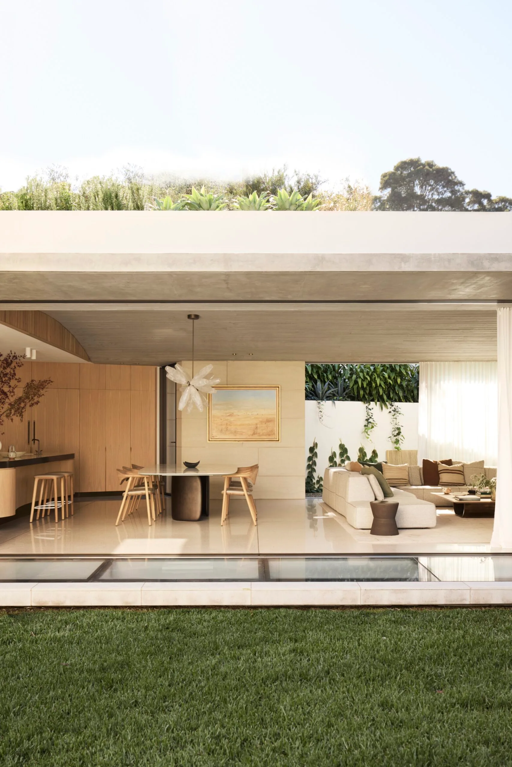 Indoor outdoor entertaining