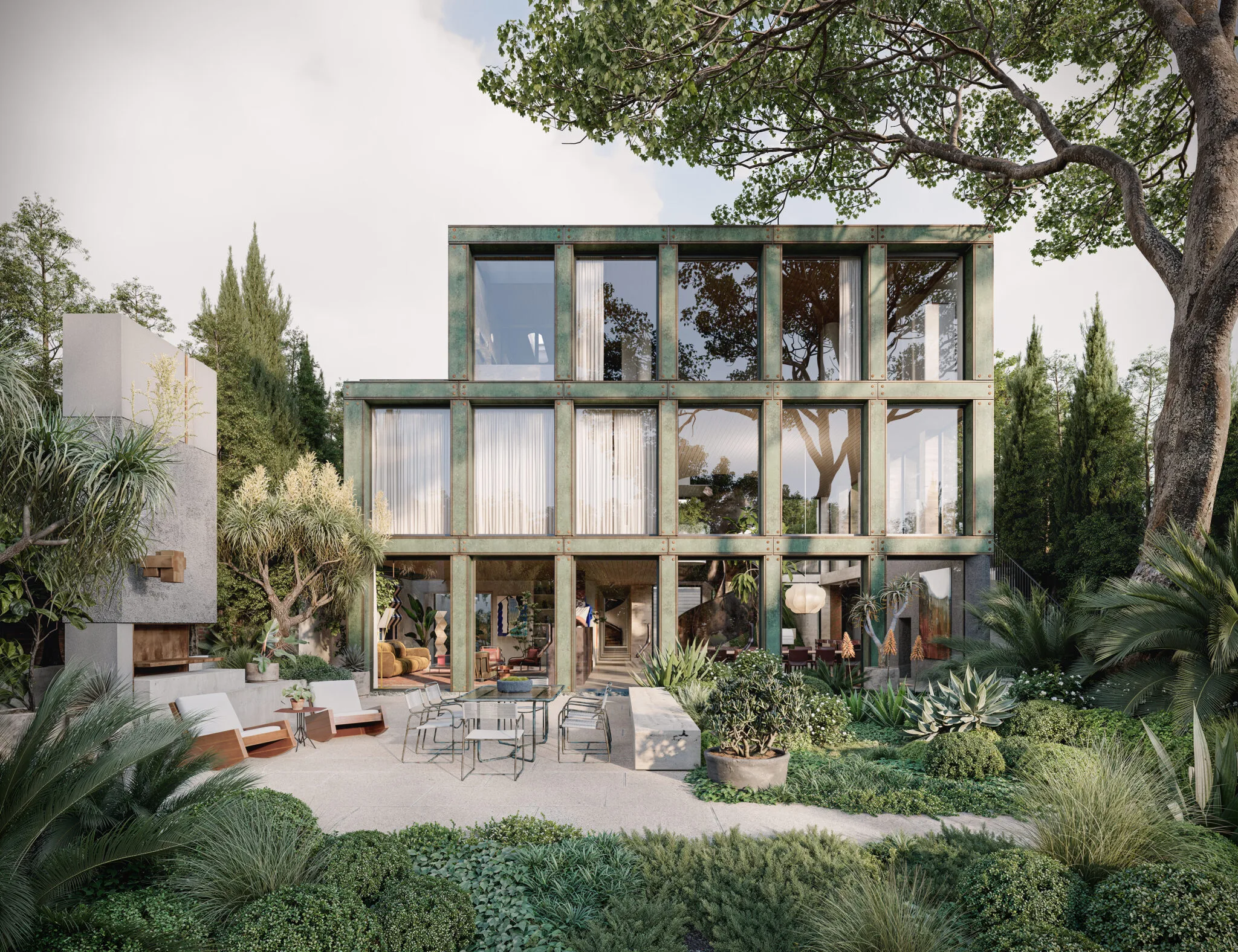 Andy Lee's home renovation Ravenswood renders