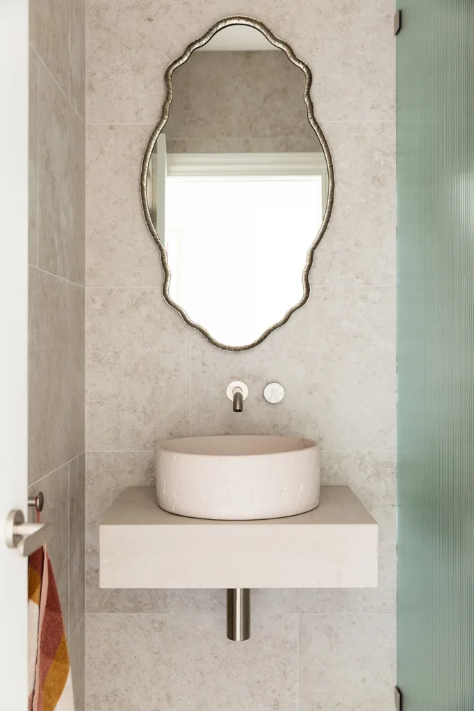 Contemporary home powder room