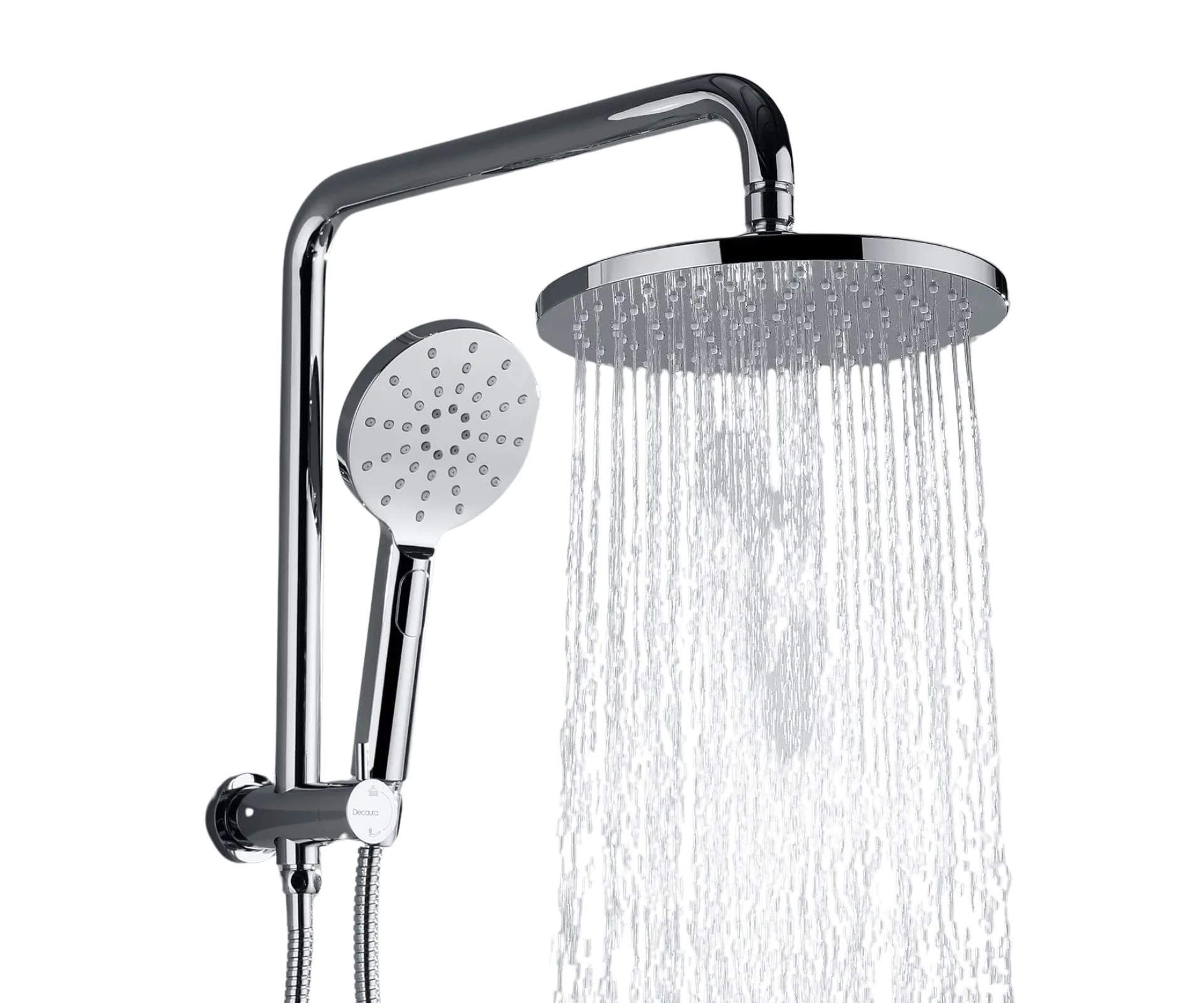 A rain shower head set