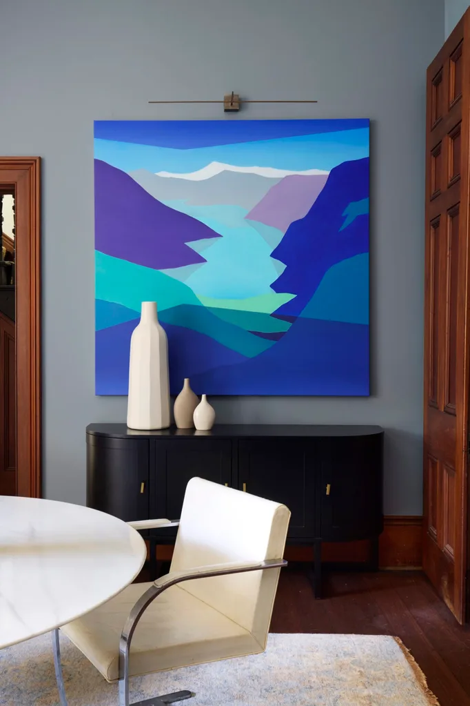 Terrace blue artwork