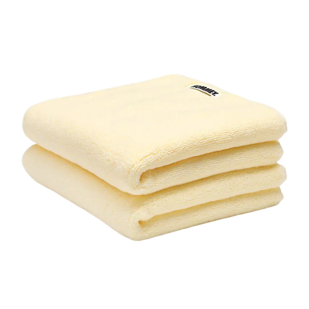 Hommey 2 Pack Hand Towel - Custard