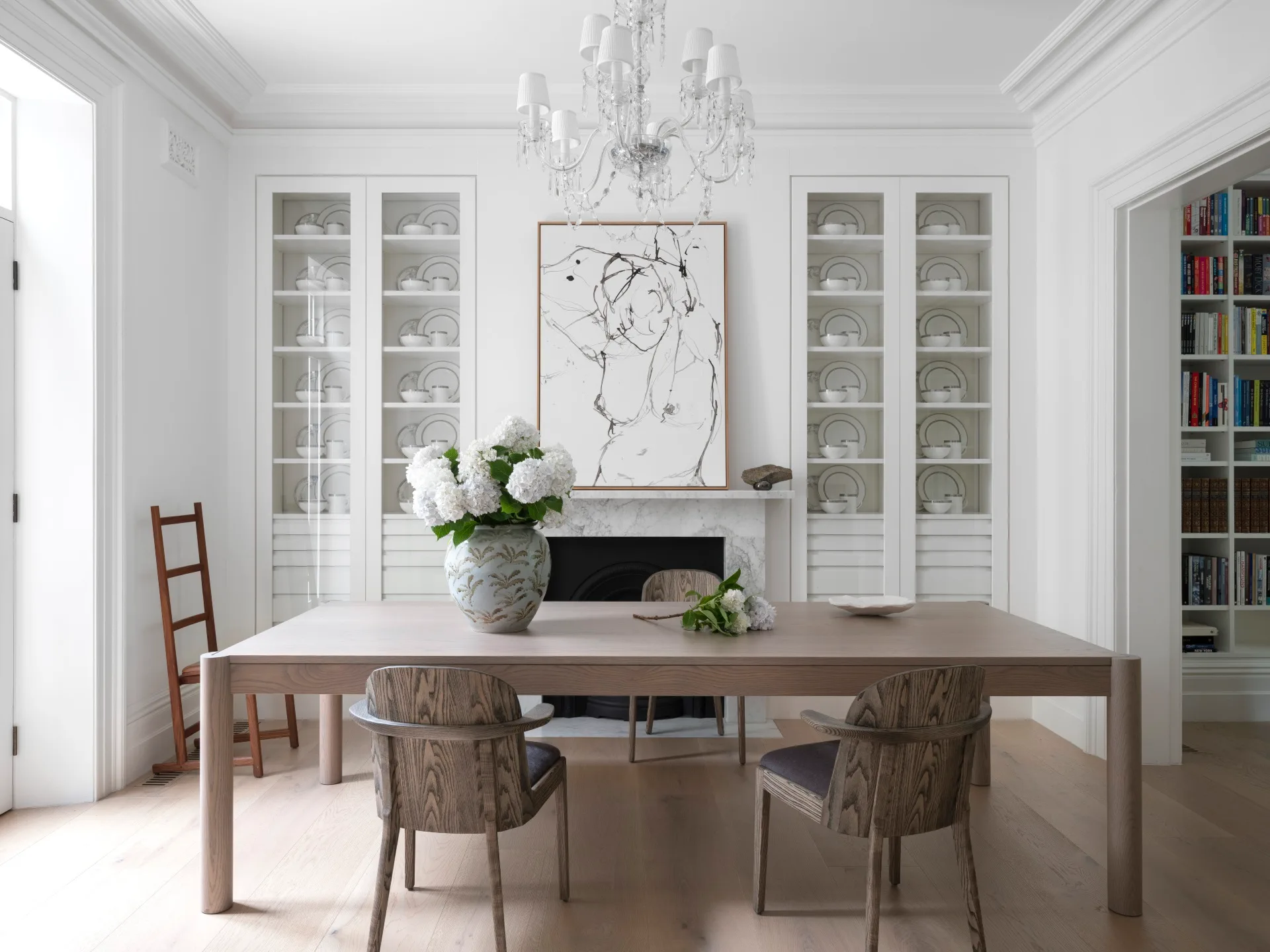 Dining room in modern terrace