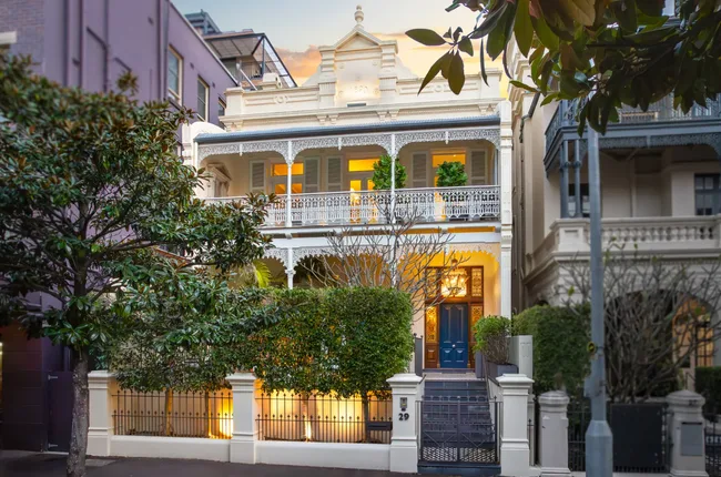 A terrace home in Potts Point