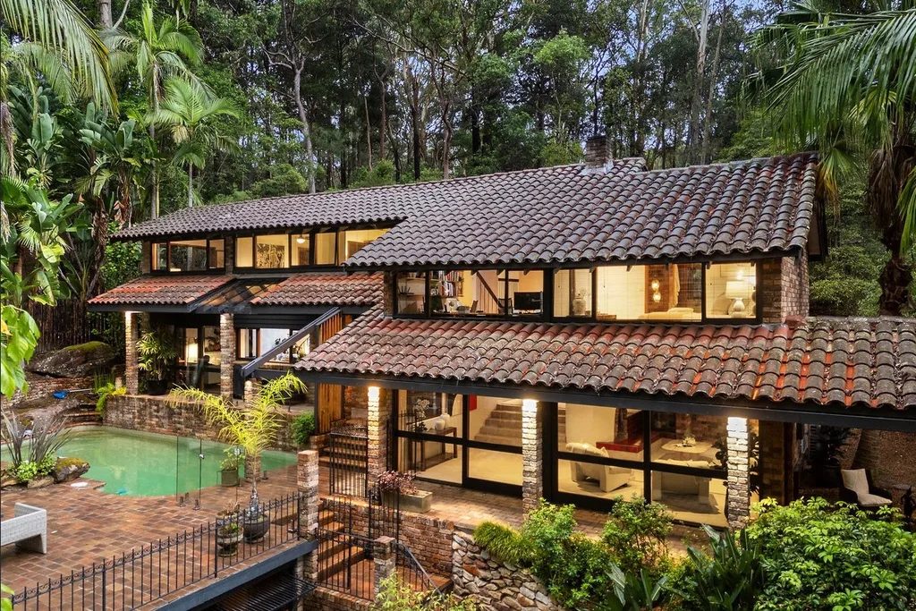 A mid-century style brick house in Pymble