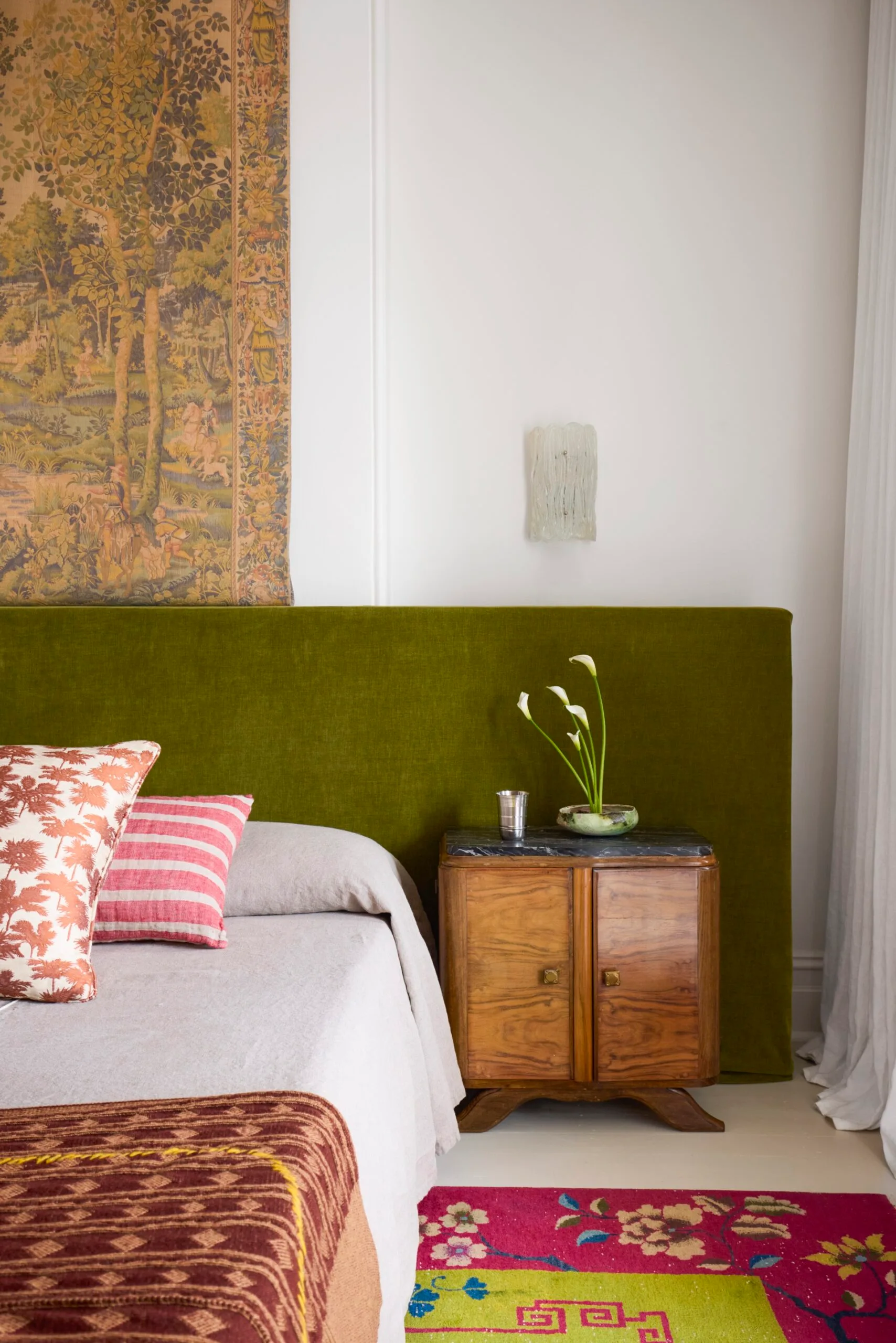 Bedside in colourful Annandale terrace home