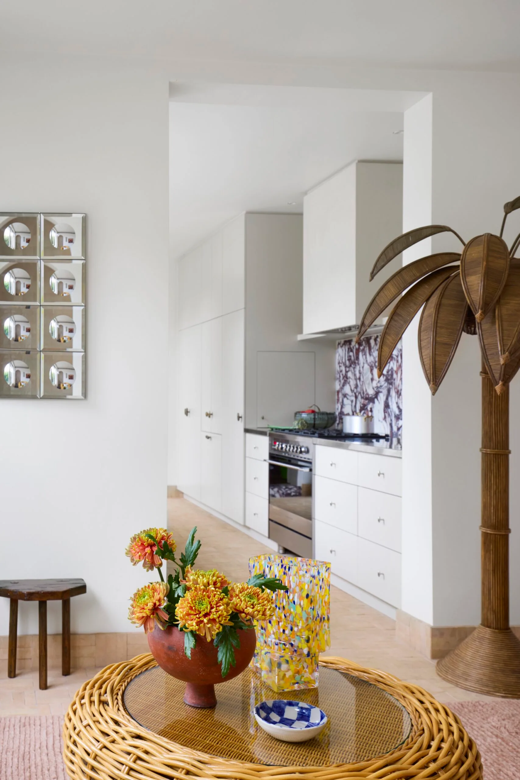 Interiors of colourful Annandale terrace home