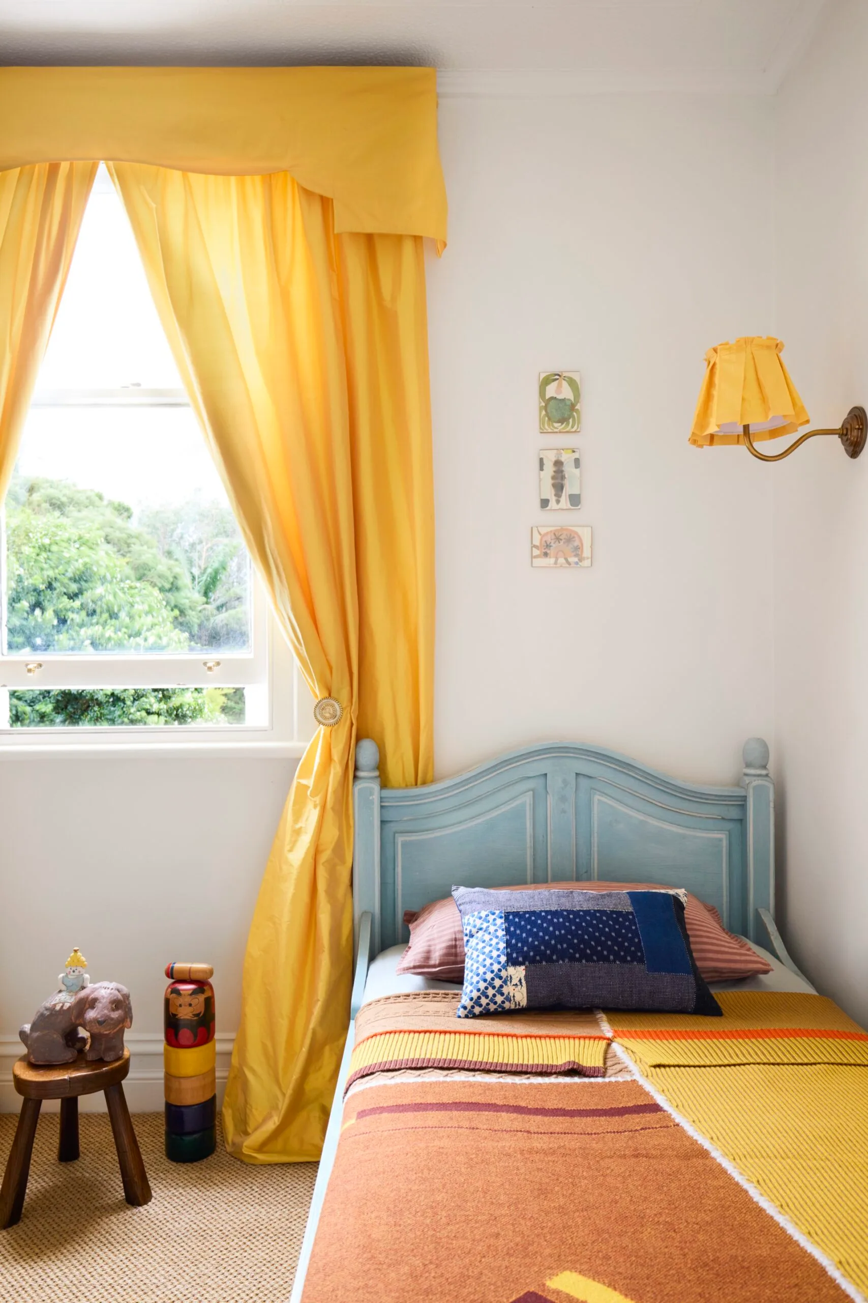 Kids bedroom in colourful Annandale terrace home