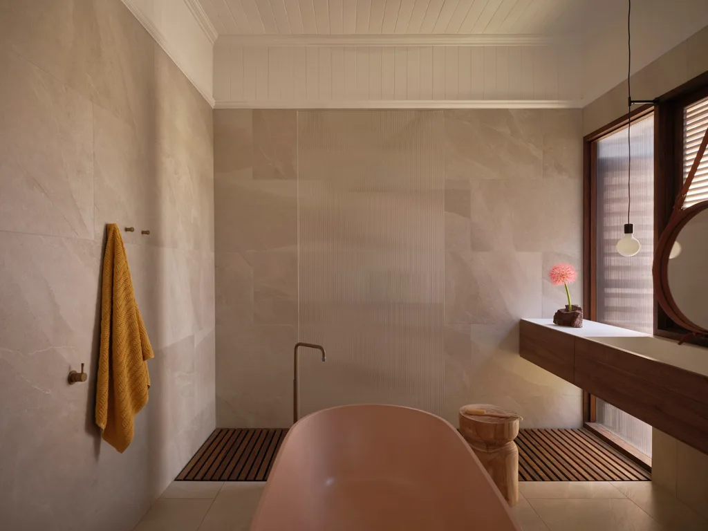 Bathroom in tropical Brisbane house