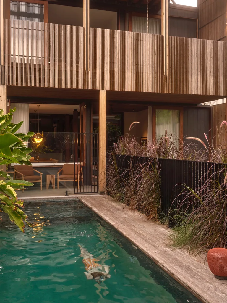 Pool in tropical Brisbane house