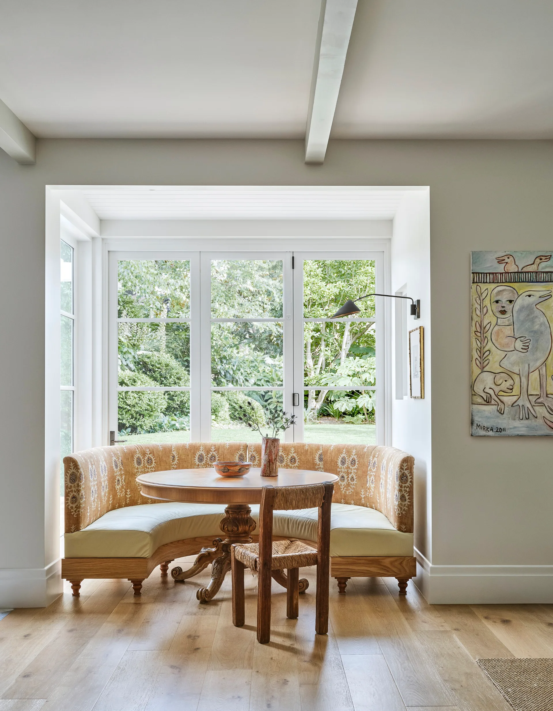 A renovated Federation home breakfast nook