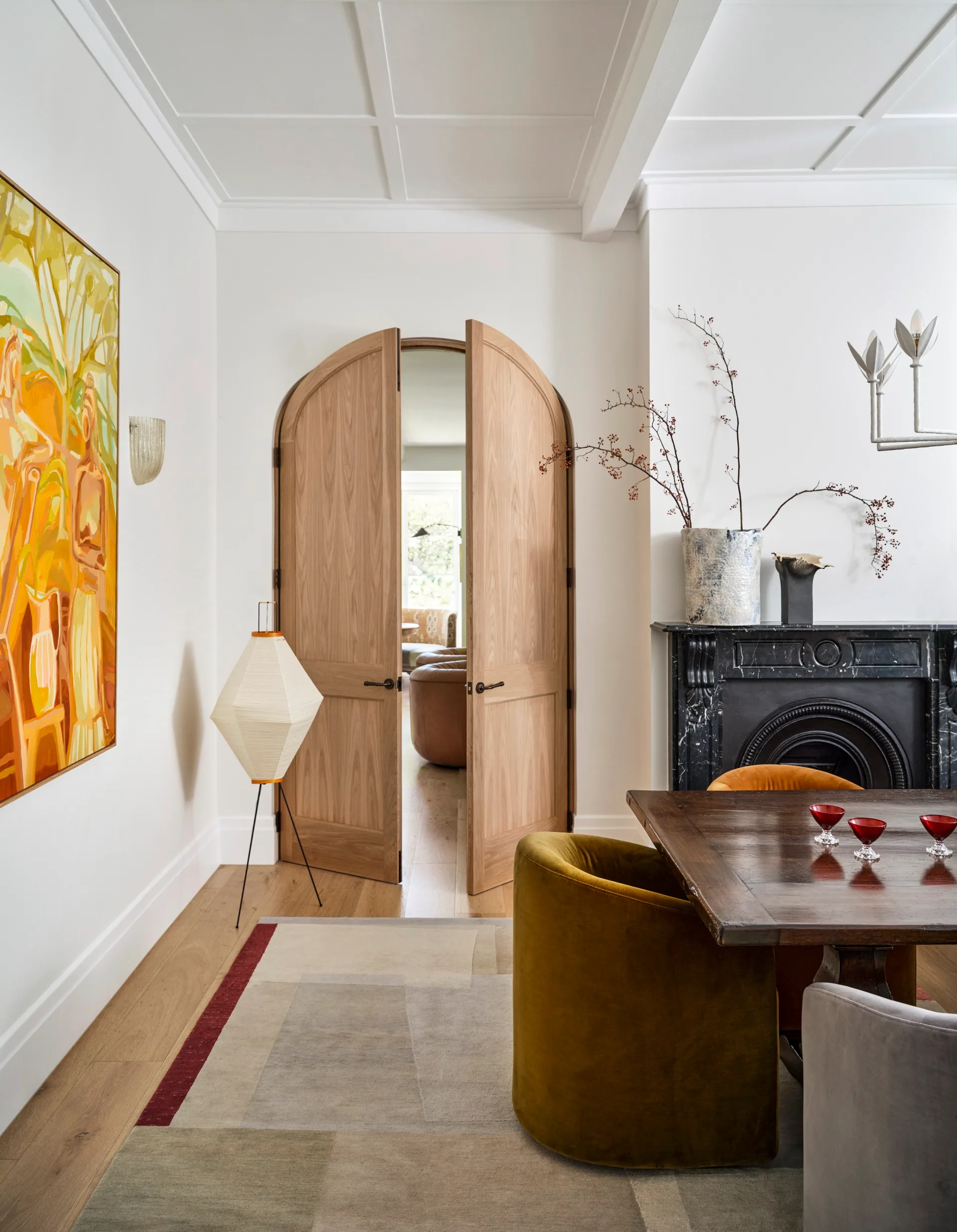A renovated Federation home dining room