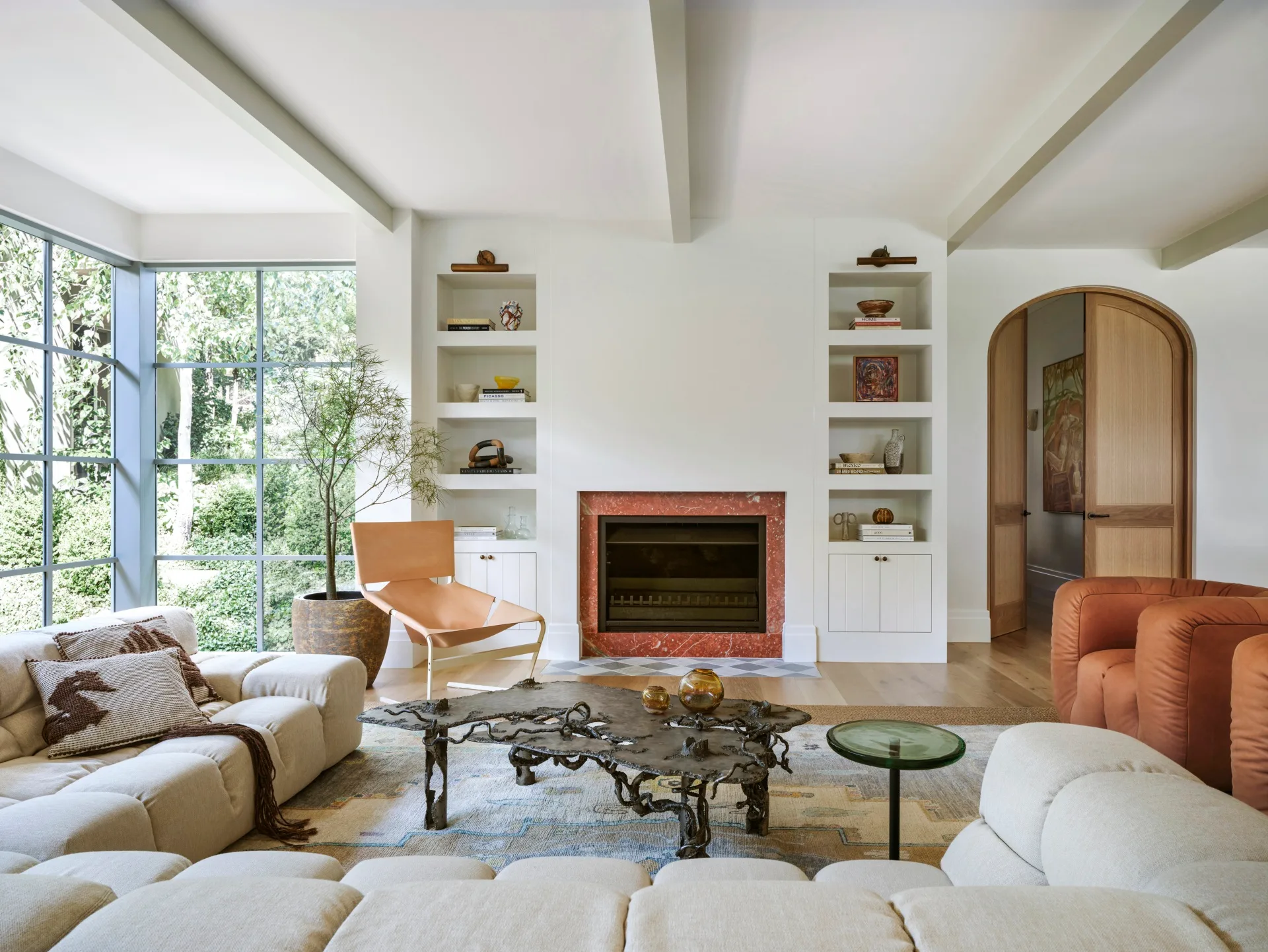 A renovated Federation home living room