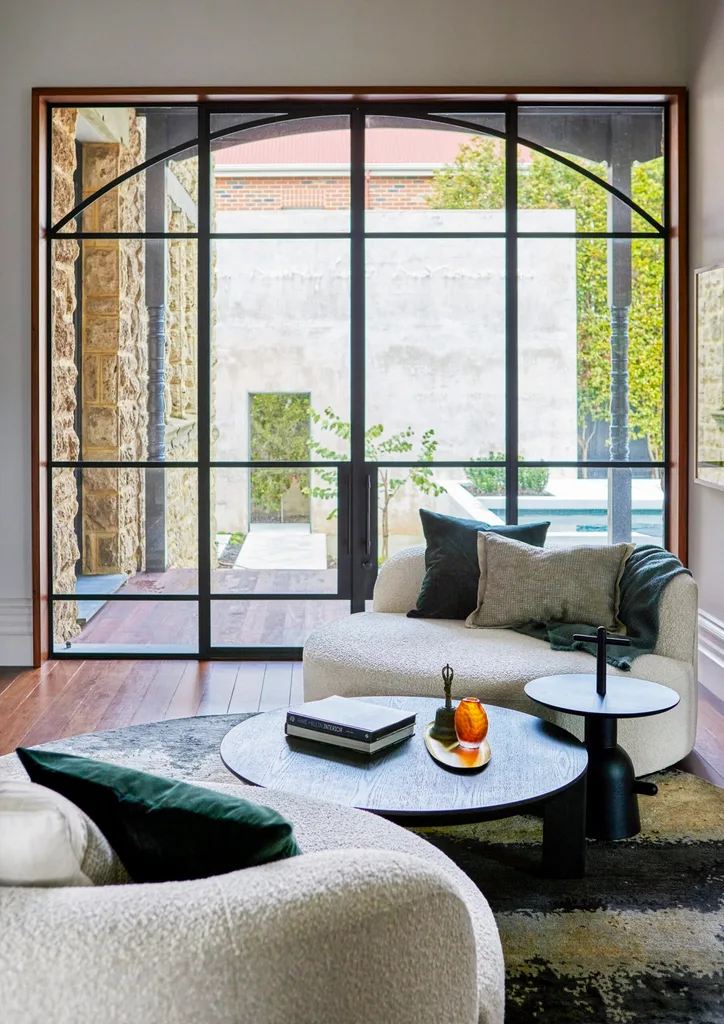 Arch window in a Federation Queen Anne home