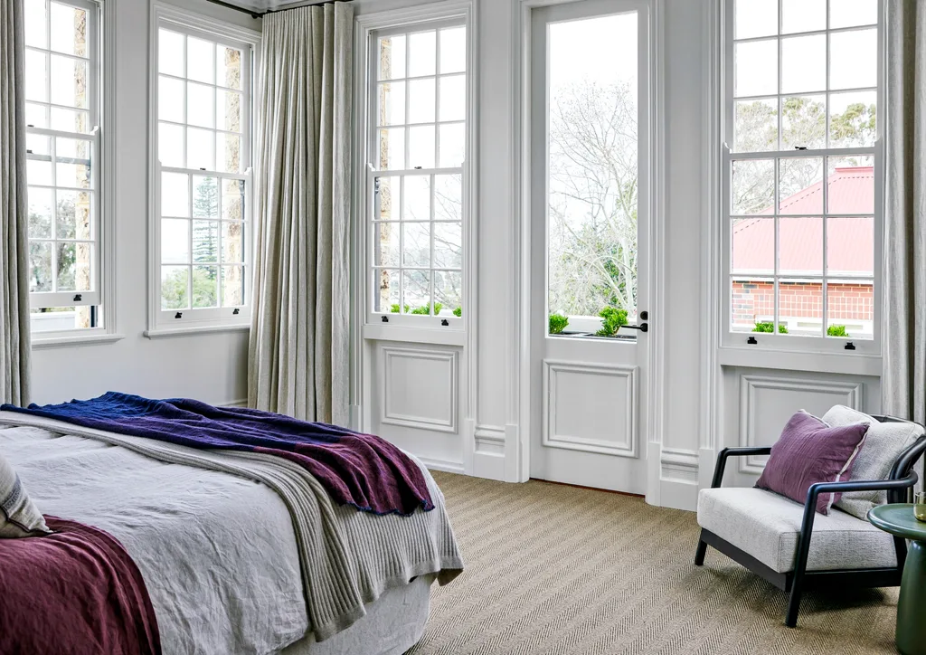 Bedroom in a Federation Queen Anne home