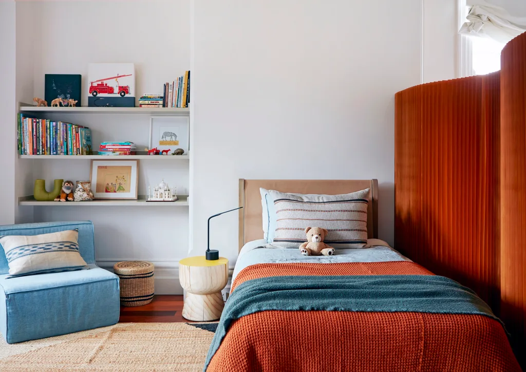 bedroom in a Federation Queen Anne home
