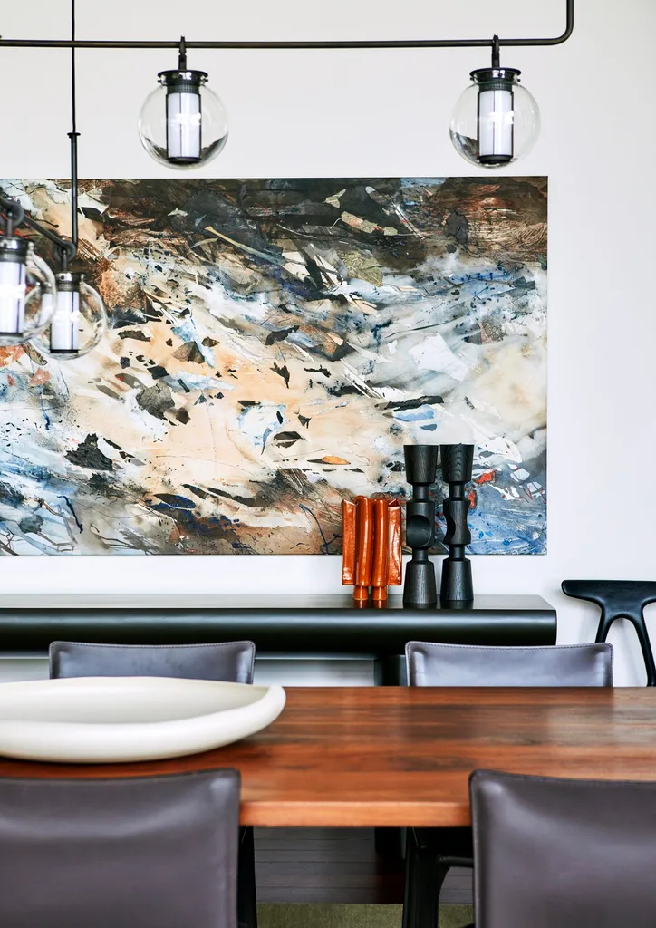 Dining table in a Federation Queen Anne home