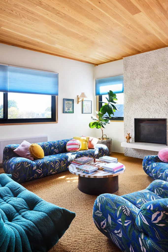 Living room in the home of Kip & Co co-founder Hayley Pannekoecke