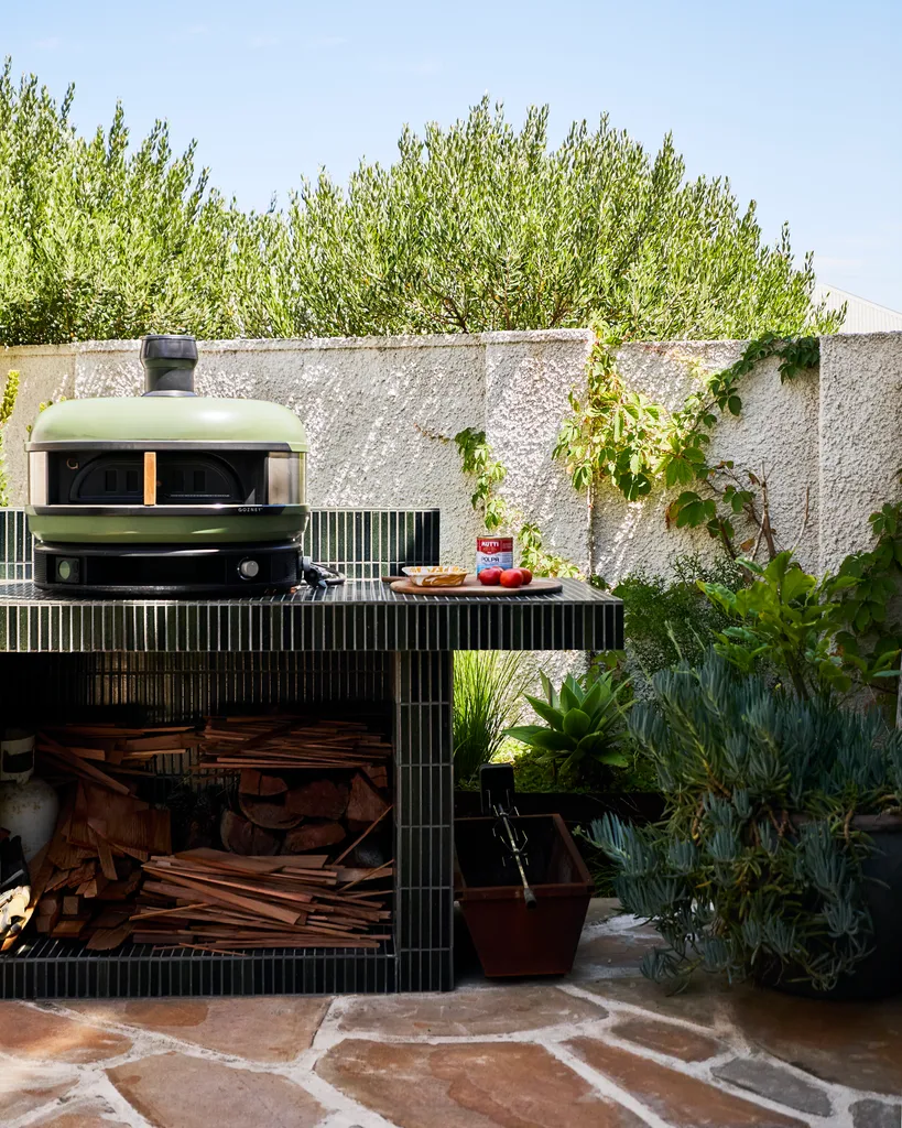 Pizza oven in the home of Kip & Co co-founder Hayley Pannekoecke