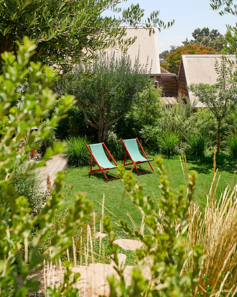 Backyard in the home of Kip & Co co-founder Hayley Pannekoecke