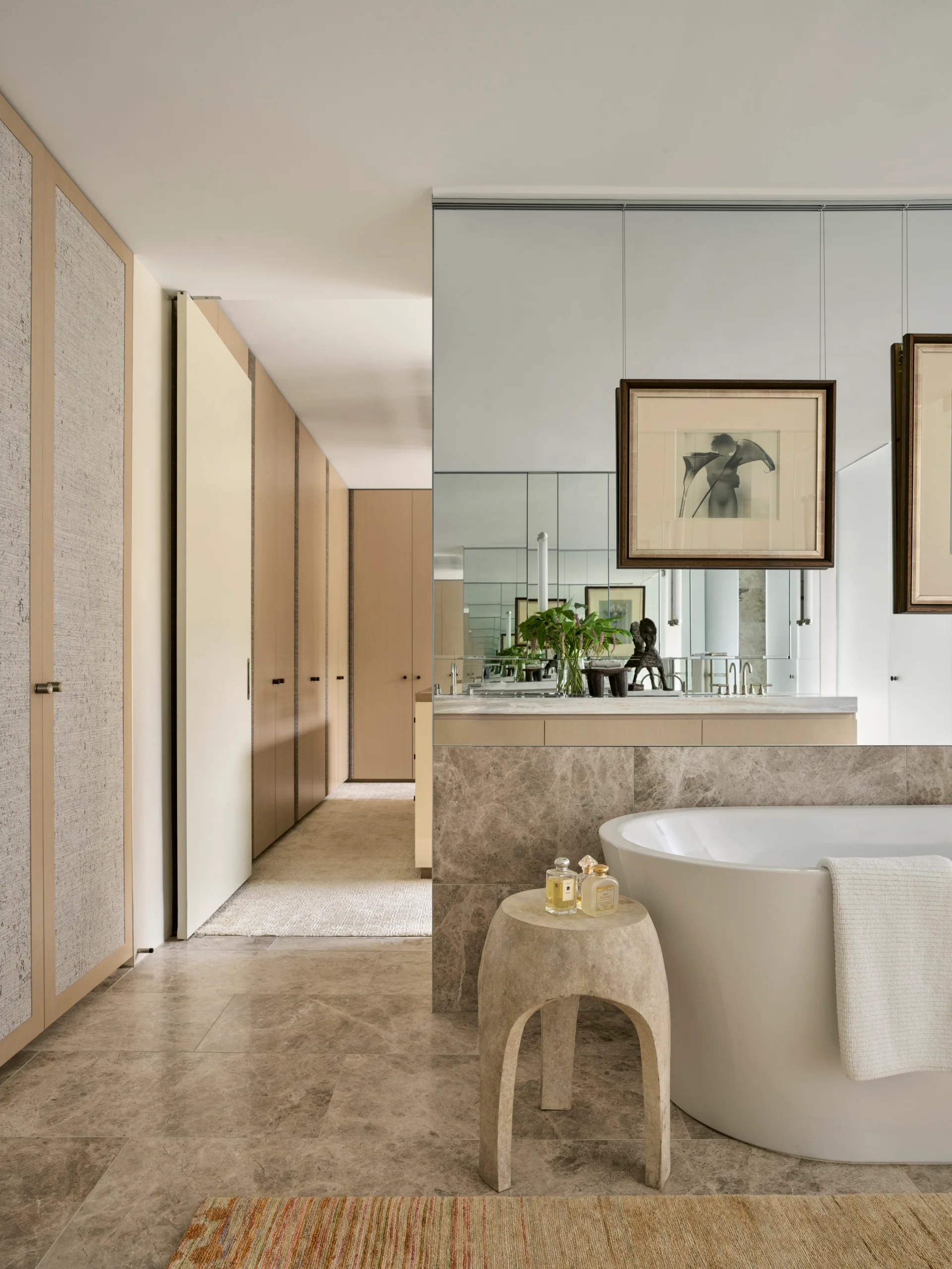 Bath in a waterfront Sydney apartment